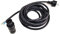 TRANGO 10 Meter Gummikabel ST-0107-10M+F inkl. Betteri BC01 Female Stecker für Hoymiles Deye Envertech Huayu Bosswerk, AC-Anschlusskabel des Mikrowechselrichter H07RN-F 3x1,5mm² auf IP44 Schuko