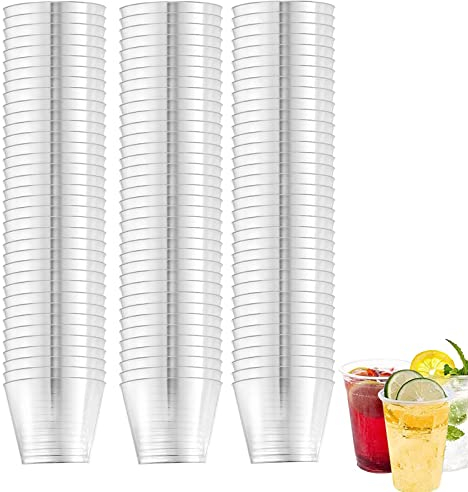 100 Piezas vasos de chupito de plástico, 50 ml Vasos de plástico Desechables, plástico duro, resistente y duradero vasos de chupito de plástico transparente para Picnic, Fiestas, Barbacoa