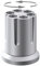 SANZIE Pen Holder Metal Pencil Holder for Desk Aluminum Pencil Stand Desktop Office Supplies School Pen Organizer (Silver)