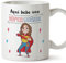 MUGFFINS Tazas para CUÑADA - En Español - Super Familia - 11 oz / 330 ml - Regalo original y divertido