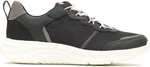 Hush Puppies Women's Elevate Bungee Sneaker, Black, 5 UK