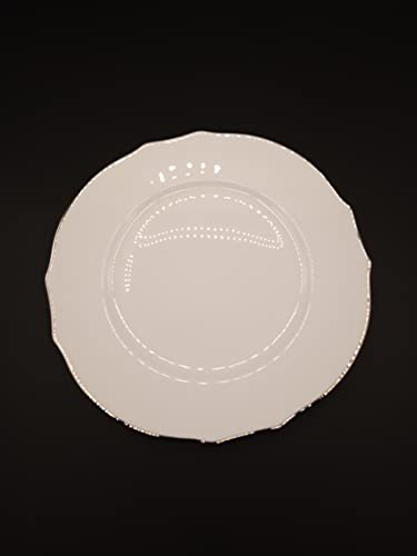 RICHARD GINORI 1735 Piatto frutta decoro 1974 filo platino