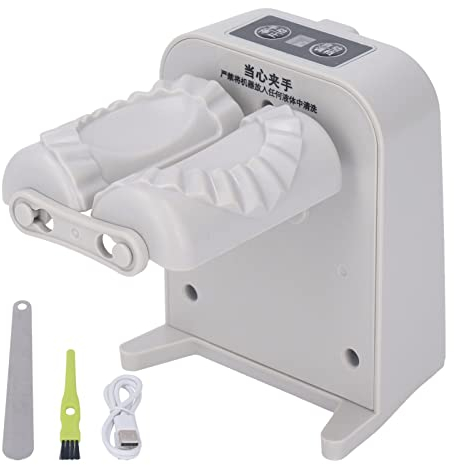 Moule à Ravioli Empanada Press Moule à Boulette électrique Automatique à Double Réglage de Vitesse Ménage Automatique Pierogi Boulette Maker pour la Maison Cuisine Restaurant