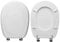 Abattant WC Liuto Ideal Standard en bois peint compatible/dédié économique par HYDRO HOME (BLANC I.S.)