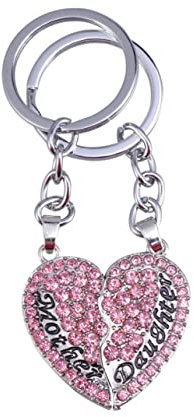 Warmhm Mamas Besondere Herz-schlüsselanhänger Muttertags-rose Schlüsselanhänger Mama-schlüsselring Muttertagsgeschenk