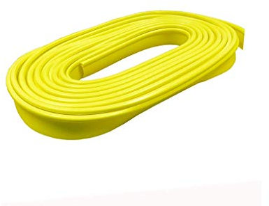 Caravan Awning Rail Protector Strips 12M (Yellow White Dirt Black Streak Protection) (1 x 12M Strip Yellow)