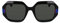 KARL LAGERFELD Damen Kl6124s Sonnenbrille, Schwarz, Einheitsgröße