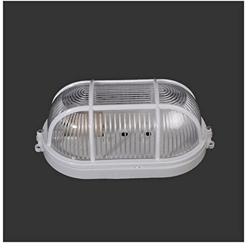 LED lampe anti-déflagrante étanche à l'humidité lampe dôme d'aspiration lumière trois étanche salle de bains balcon entrepôt plante (Color : White, Size : E27No light source)