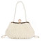 LUI SUI Sac à Main Perles pour Femmes Vintage Crystal Bride Mariage Cocktail Party Bal Robe de soirée Sac