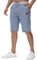 Djtnzdm Pantaloncini Uomo Estivi Bermuda Cotone Casual Pantaloni Corti Sportivi Shorts Cargo con Tasche (Azzurro-S)