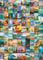 Puzzles for Adults 1000 Pieces Vintage World Travel, Jigsaw Puzzles Landscape Poster Puzzle Landmarks, 1000 Piece Jigsaw Puzzles for Adults 90 Scenics World Scenery