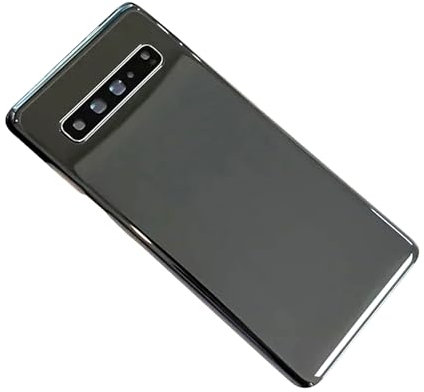 JOYSOG Galaxy S10 5G Battery Cover for Galaxy S10 5G Replacement Rear Housing Back Door Cover Parts (Black)