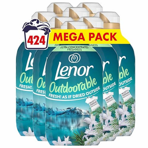 Lenor Outdoorable Fabric Conditioner 424 Washes (8x53), 742ml, Northern Solstice - Ultra Concentrated Freshness
