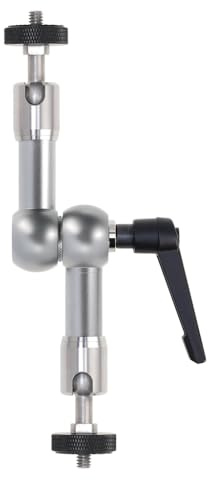FEICHAO 7/11 Magic Arm Adjustable Bracket with Ball Head Mount for Monitor Camera Cage Rig Tripod Gimbal Accessories (Gray,7)