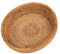 YBAAKZIIR Plato de frutas de madera maciza， Cesta redonda de madera tejida de 18 cm con cuencos trenzados, bandeja for frutero, hamburguesas, pan, patatas fritas y especias.