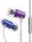 AZLA AZEL GEN 3 Gaming Earbuds with Mic – Award-Winning IEMs Tuned for FPS Games – Compatible with PS5, Xbox, PC –Positional Audio & Clear Voice Chat– Wired Gaming Headset for Gamers (Purple Blue)