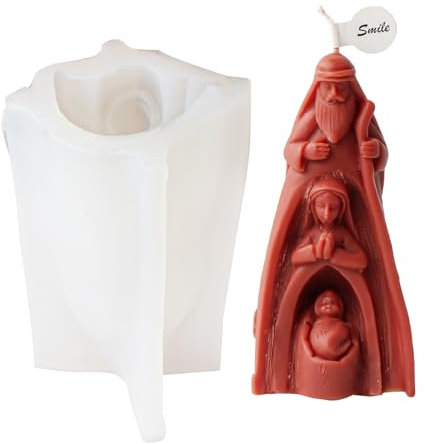 Jesus-Familie Silikon für handgefertigte Seife, Gips, Harz, Silikon, Desktop-Dekorationen