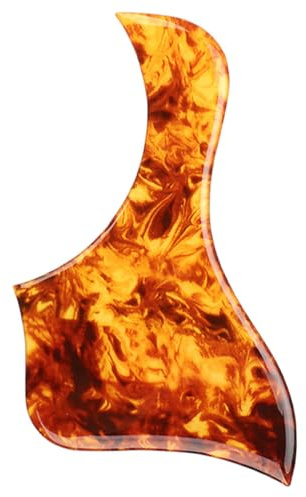 ABOOFAN Gitarren Schlagbrett für Akustikgitarre in Braun mit Einzigartigem Muster Installieren und Dekorativer Effekt für Folk Gitarre