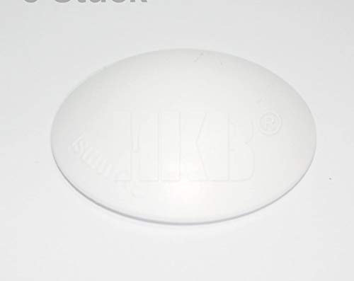 HKB ® 5 Stück BUMMSI Türstopper, Türpuffer, Ø 50 mm Höhe: 13 mm, weiss, aus Kunststoff, mit Klebefläche, Originalprodukt von Hersteller Hansi Siebert, Artikel-Nr. 50376