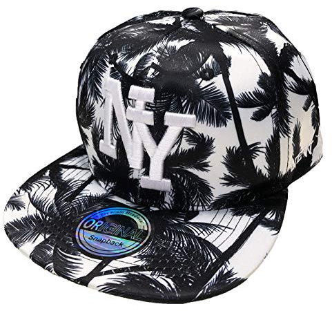 Snapback NY USA Sommer Summer Hawaii Cap Kappe Starter Basecap Mütze Trucker Cappy Kult Unisex Baseball (NY #2)