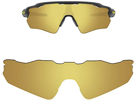 Oak&ban Lentes de repuesto polarizadas de espejo para gafas de sol Oakley Radar EV Path, múltiples opciones (Hash broze)