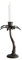 Madam Stoltz Kerzenhalter Palme Antik Bronze 23 cm