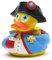 Badeente Napoleon I Quietscheentchen - L: 8,5 cm