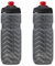 Polar Bottle Breakaway Insulated Bike Water Bottle 2-Pack - BPA Free, Cycling & Sports Squeeze Bottle (Bolt Charcoal 20oz)