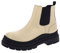 Tom Tailor Damen 4291701 Chelsea-Stiefel, Cream, 39 EU