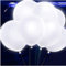 40 LED leuchtende Luftballons Weiß Qualitäts Ballons für Party, Geburtstag, Hochzeit, Festival, Weihnachten, Karneval