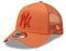 New Era New York Yankees MLB Tonal Mesh Brown A-Frame Adjustable Trucker Cap - One-Size