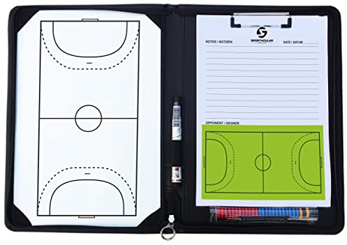 Sportacular Gear Porte-documents pour entraîneur de handball avec tableau tactique et accessoires