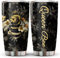 34HD Bee Gifts for Women, Queen Bee Tumbler Stainless Steel, Honey Bee Mug, Bee Themed Gifts, Bumble Bee Gifts for Bee Lovers, 590.0 g Tumbler with Lid