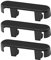 The Lord of the Tools 20 Stück Fensterabfluss-Abdeckkappen Fensterentwässerung Ersatz-Trennlochabdeckungen aus Kunststoff für UPVC-Fenster, Ersatzzubehör, 39,5 X 10 X 6,5 Mm, Schwarz