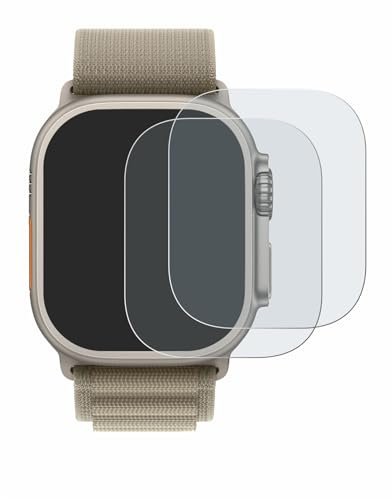 BROTECT Protector Pantalla Anti-Reflejos para Apple Watch Ultra 2 (49 mm) (2 Unidades) Película Mate Anti-Huellas