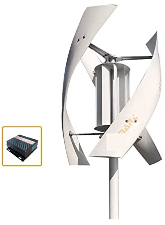 Kit generatore di energia eolica generatore eolico turbine eoliche Kit generatore eolico fuori rete 2 kW Generatore eolico ad asse verticale senza nucleo con basso RPM, magnete permanente alternativo