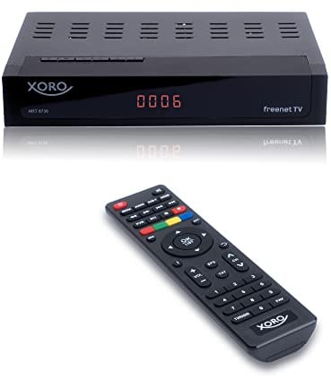 Xoro HRT 8730 DVB-C Kabelreceiver mit USB 2.0 Mediaplayer, PVR Ready, Timeshift, für alle Kabelnetze geeignet, schwarz