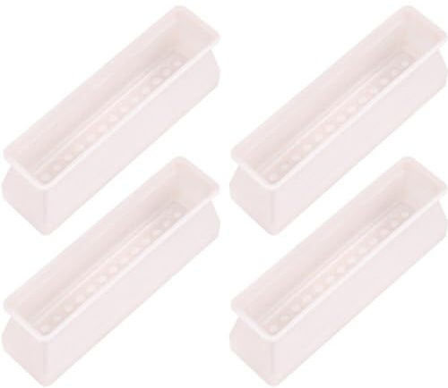 Protecteur De Pied De Chaise Rectangulaire en Silicone, 4 Pièces, Couvre-Pieds De Chaise pour Planchers De Bois Franc, Protège-Pieds De Meubles, Couvre-Pieds De Table