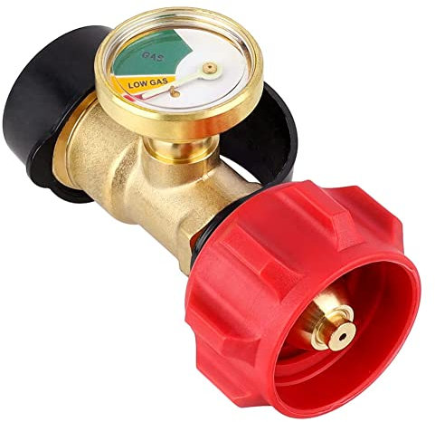 Manomètre de réservoir de propane, indicateur de niveau de pression, détecteur de fuite, testeur de pression de gaz universel pour barbecue à gaz, lanterne, chauffage