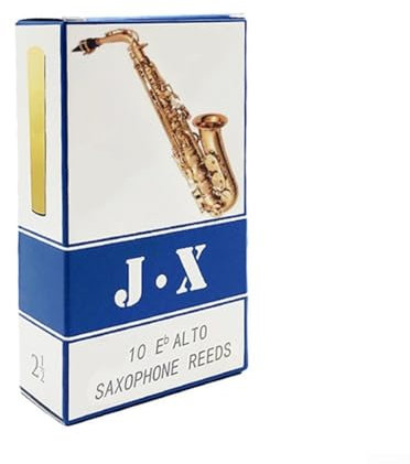 Hervorragende Leistung Saxophon-Blätter, Stärke 2 5, ideal für Saxophon und Klarinette, 10-teiliges Set (Alt)