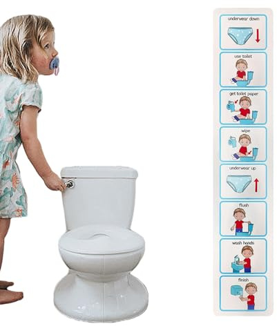 WC Training Visual - Toilettentraining Visual Kalender | Routinediagramm | für Kinder Toilette Aufkleber | Karten für visuelle Hilfe, Fachpädagogik