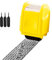 Privacy ID Adressblocker Stempel, Identitätsdiebstahlschutz Rollenstempel, Privatsphäre Sicherheit Diebstahl Rollenstempel Persönliche Daten Sicherheit Daten Defender Roller Stamp (Gelber Stempel + 3