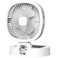 Eighosee Ventilador para Acampar Al Aire Libre Ventilador EléCtrico de Escritorio PortáTil InaláMbrico Solar Ventilador de 3 Velocidades con Control Remoto