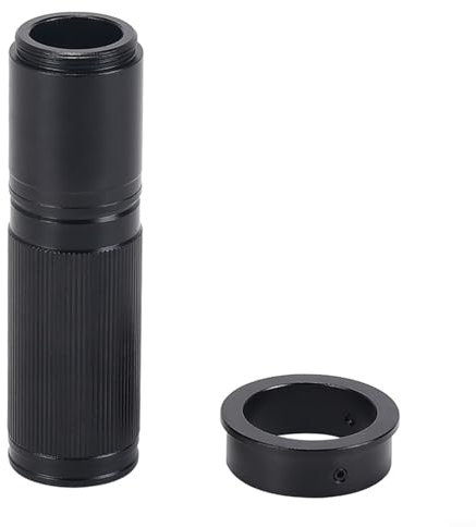 1-150X Adjustable Zoom C-Mount Lens for VGA USB Video Microscope Camera with 35mm Adapter, 50-1000mm Working Distance, 4.2x2.4mm Max View Field