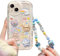 YJKJHAIG For iPhone 16 Case Clear,Korean Bear Hang Phone Chain Lanyard Clear Soft Case For iPhone 16 15 14 Pro Max 11 13 12 Mini XR 8 7 Plus X XS SE Cute Cover ﻿(Style5,For Iphone XR)