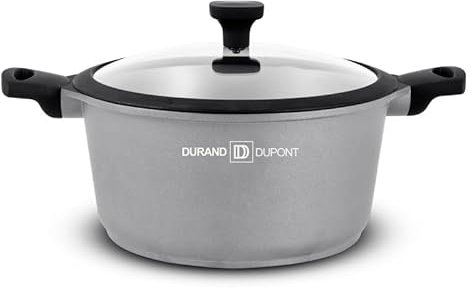 Faitout Fonte D'aluminium 28 Cm Avec Couvercle Chambord Titane Ft28tfi Durant Dupont