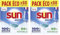SUN - pastilles lave-vaisselle Tout en 1 Regular - 88 tablettes - avec 85% d'ingrédients d'origine naturelle - 100% efficace sur + de 99 taches - Fabriqué en France (Lot de 2)