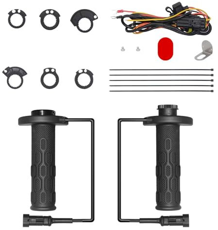 Manopole riscaldate regolabili a 5 marce per manubrio riscaldate manopole riscaldate manopole riscaldate