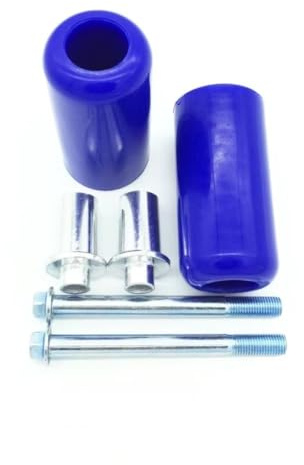 TIMJAN Motorradrahmen-Sliders 1 Paar Universal-Rahmenschieber-Crash-Schutz Für Motorrad, Roller, E-Bike, Absturzsicherung, Motorschutz-Stick(Blue)