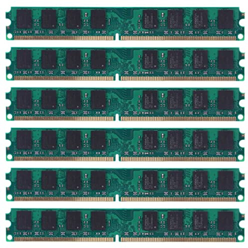 ISTOVO 6X Ddr2 800 MHz Pc2 6400 2 GB 240 Pin per Memoria RAM Desktop